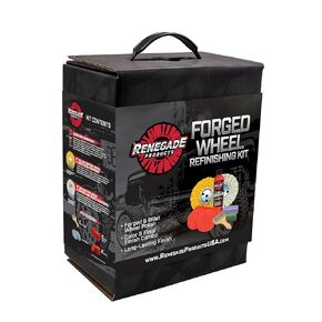 Renegade Products Forged Wheel Refinishing Kit – Complete Aluminum Wheel Polishing System with Airway Buffing Wheels, Compounds & EZ Red Metal Polish in Kuwait