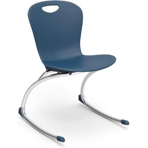 Virco ZROCK18 School Rocking Chair, ZUMA Rocker Series 18" Seat Height for Students 5th Grade - Adult, Appropriate for Libraries, Break Rooms and Reading Nooks - Navy (2 Chairs) in Saudi Arabia