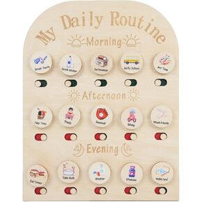 Children's Responsibility Chart Visual Daily Schedule for Cultivating Good Habits Reusable Chores Chart for Preschoolers and Siblings Family Activity Planner Back-to-School Season in Kuwait