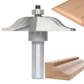 Akylin Raised Panel Router Bits,1/2" Shank Ogee Molding, Cutting Dia. 2-1/2", Ball Bearing Guided Cutter, for Door Paneling Timming, Routing in Kuwait