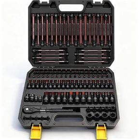 مجموعة مقابس لقم توركس مكونة من 31 قطعة: سبائك فولاذية CR-V وS2 ممتازة، Star T8-T70 وE-Torx E4-E24، عزم دوران عالي بالليزر لميكانيكي السيارات in Kuwait