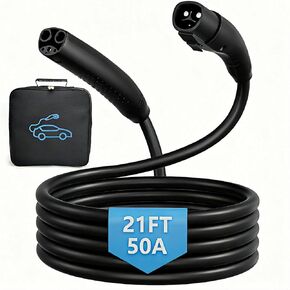 21ft Tesla Charger Extension Cord, 50A 12KW NACS Extension Cable - Compatible with All Tesla Models (3/Y/X/S/Cybertruck), for Wall/Mobile/Destination Charging, with Storage Bag in Saudi Arabia