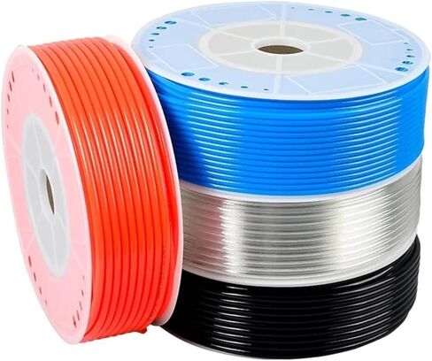 10 meters Pneumatic Tube Air Tubing Component Pneumatic Air Hose 4mm 6mm 8mm 10mm 12mm Pipe Compressor air hose Air Line(Orange,4x2.5mm-10M) in Kuwait