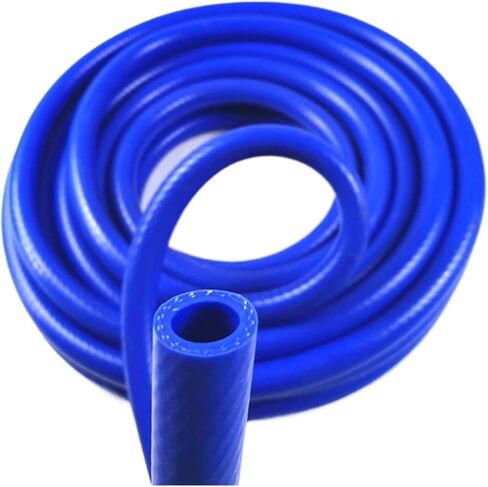 1m/3m/5m Vacuum Rubber Hose Heat Resistant Fuel Pipe Motor Vehicle Presure Double Layer Silicone Hose Cylinder Cooling Tube(Double Layer,5M_ID 6MM X OD 12MM) in Saudi Arabia
