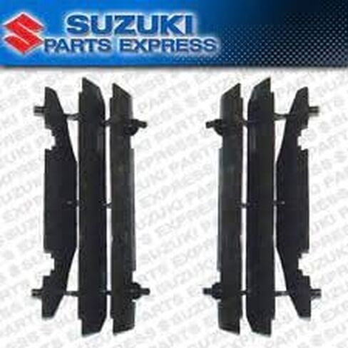 NEW 2006-2008 SUZUKI RM250 RM 250 OEM RADIATOR LOUVERS GUARDS PAIR 17831-37F00 in Saudi Arabia