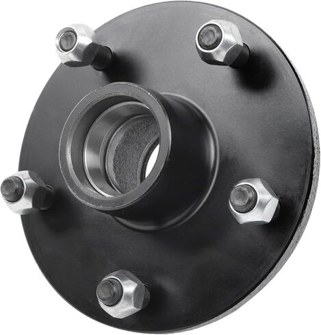 GXYWADY 2 Sets 5 on 5.5 Inch Trailer Hub Kit Replacement for 3500 lbs 84 Spindle with Trailer Bearing Kit (4 Pieces/Set) in Saudi Arabia