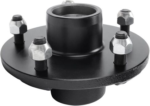 GXYWADY 2 Sets 5 on 5.5 Inch Trailer Hub Kit Replacement for 3500 lbs 84 Spindle with Trailer Bearing Kit (4 Pieces/Set) in Saudi Arabia