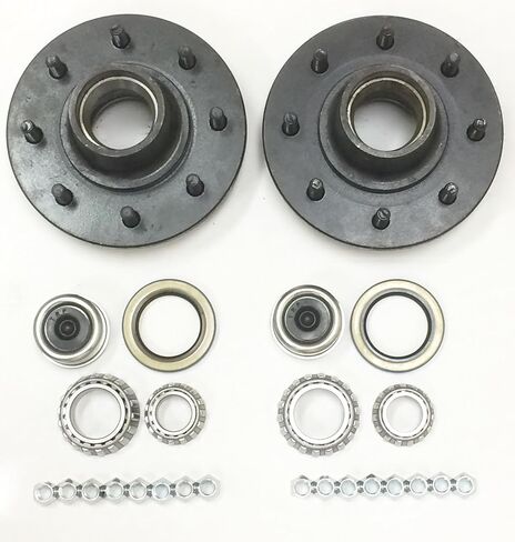 LIBRA Set of 2 Trailer Idler Hub Kits 8 on 6.5 for 7000 lbs Axle - 22020K in Saudi Arabia