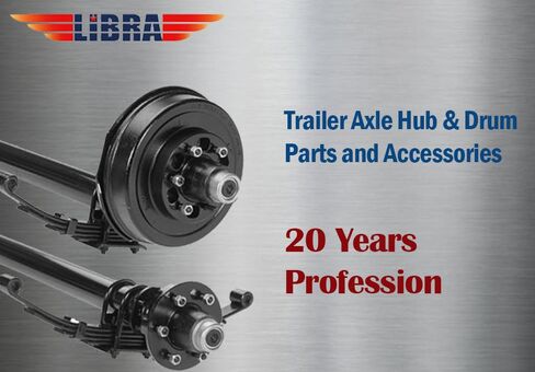 LIBRA Set of 2 Trailer Idler Hub Kits 8 on 6.5 for 7000 lbs Axle - 22020K in Saudi Arabia