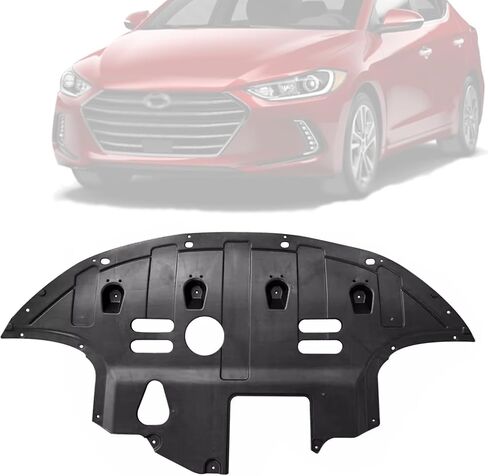 Front Engine Splash Shield Compatible with 2017 2018 2019 2020 Elantra HY1228187 in Saudi Arabia