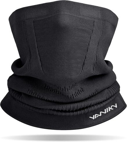 Winter Neck Warmer Gaiter Ski Face Mask, Breathable Fleece Balaclava Windproof Cold Weather Scarf in Kuwait