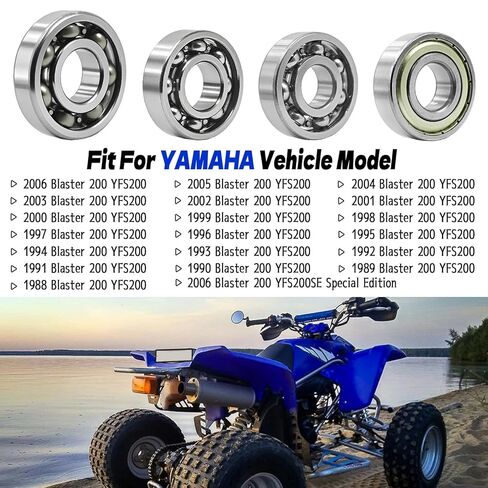 Engine Transmission Bearings Seals Kit for Yamaha Blaster200 YFS200 1988 1989-2006 in Saudi Arabia