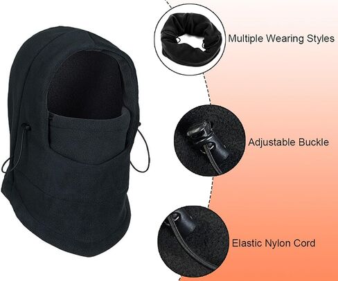 Kids Balaclava-Mask Hats - Winter Warm-Polar Fleece-Ski Face Mask for Boys Girls-Cold Weather Windproof Snow Neck Gaiter in Saudi Arabia