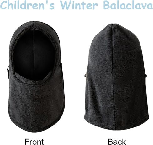 Kids Balaclava-Mask Hats - Winter Warm-Polar Fleece-Ski Face Mask for Boys Girls-Cold Weather Windproof Snow Neck Gaiter in Saudi Arabia