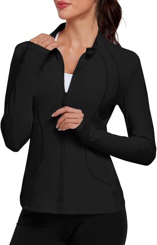 VUTRU Womens Workout Athletic Jackets Zip Up Sport Track Shirts Gym Yoga Sportswear with Pockets in Saudi Arabia