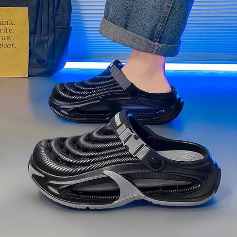 ASHALI Unisex Garden & Beach Clogs with Arch Support - Slip On Waterproof Shoes for Men Women, Lightweight Comfort Outdoor Sandals for Gardening, Pool, Yard in Kuwait