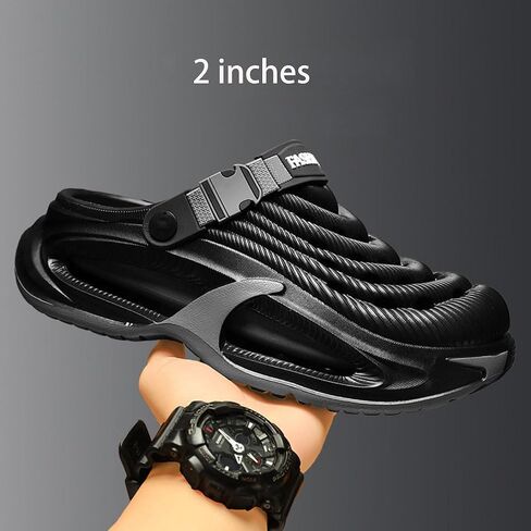 ASHALI Unisex Garden & Beach Clogs with Arch Support - Slip On Waterproof Shoes for Men Women, Lightweight Comfort Outdoor Sandals for Gardening, Pool, Yard in Kuwait