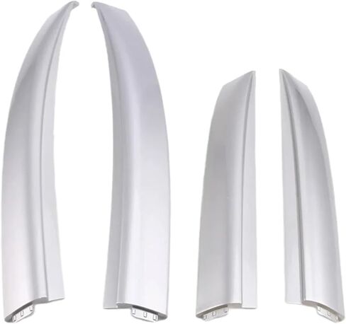 4 قطعة/المجموعة رف سقف سيارة رف أمتعة بار السكك الحديدية نهاية غطاء قذيفة غطاء الكسوة متوافق ل جيلي Boyue SUV 2016-2021 in Kuwait