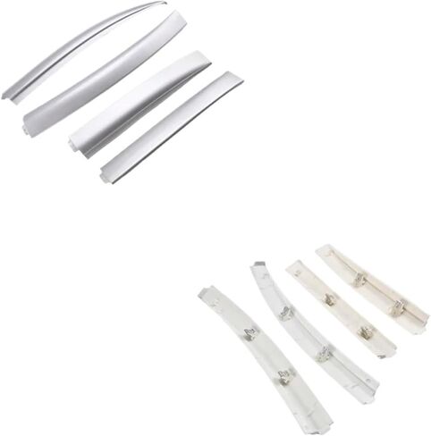 4 قطعة/المجموعة رف سقف سيارة رف أمتعة بار السكك الحديدية نهاية غطاء قذيفة غطاء الكسوة متوافق ل جيلي Boyue SUV 2016-2021 in Kuwait