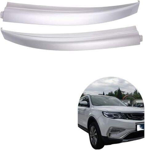 4 قطعة/المجموعة رف سقف سيارة رف أمتعة بار السكك الحديدية نهاية غطاء قذيفة غطاء الكسوة متوافق ل جيلي Boyue SUV 2016-2021 in Kuwait