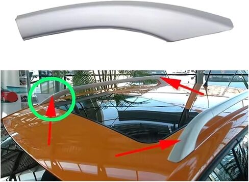 4 قطعة رف سقف السيارة غطاء نهاية السكك الحديدية غطاء شل متوافق مع VW Cross Polo 2007-2011 in Kuwait