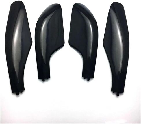 4 قطعة ABS FJ100 غطاء رف السقف متوافق مع تويوتا لاند كروزر برادو 100 LC100 1998-2007 رفوف الأمتعة السكك الحديدية نهاية شل استبدال أجزاء in Kuwait