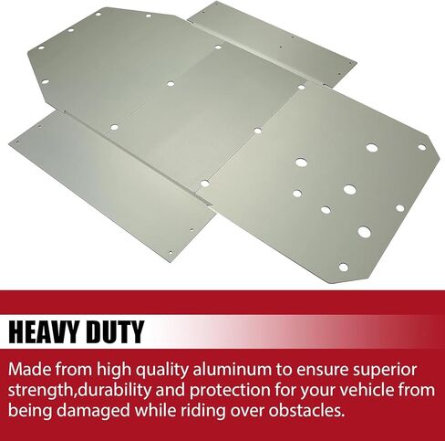 3/16" Thick Aluminum Chassis Skid Plate for 2008-2014 RZR 800 / RZR S 800/900 / RZR XC - Off-Road Underbody Protection, Replacement for Polaris OEM in Saudi Arabia