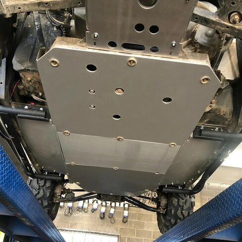3/16" Thick Aluminum Chassis Skid Plate for 2008-2014 RZR 800 / RZR S 800/900 / RZR XC - Off-Road Underbody Protection, Replacement for Polaris OEM in Saudi Arabia