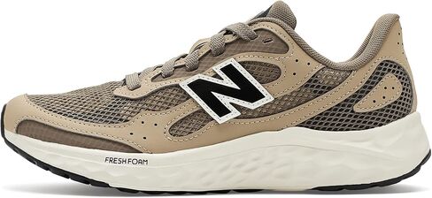 حذاء الجري Fresh Foam Arishi V4 Tiralux برباط للأطفال من New Balance، خزفي/بني ثندر، 5 واط للأطفال الكبار in Kuwait