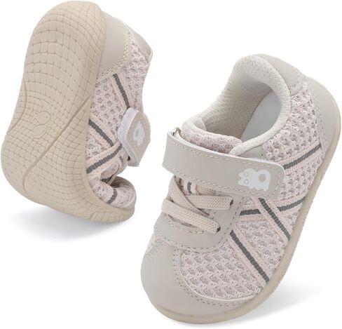 Besroad Toddler Shoes Baby Boys Girls First Walking Shoes Barefoot Infant Sneakers Non-Slip Sole Tennis Shoe in Saudi Arabia