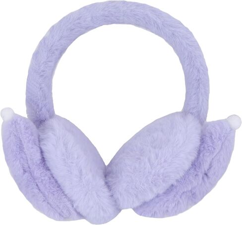Roffatide Anime Ear Muffs Warm Faux Furry Winter Outdoor Earmuffs Foldable Ear Warmer for Women Girls in Saudi Arabia