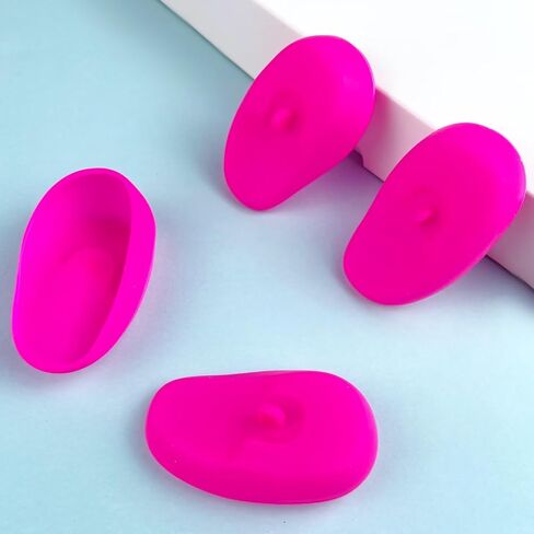 4PCS Pink Silicone Ear Covers for Hair Dye and Showering for Hair Dye Ear Covers for Shower and Coloring Protection in Saudi Arabia