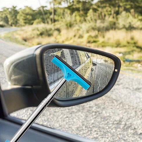 Stainless Steel Telescopic Car Rearview Mirror Windshield Squeegee,Multi-Functional Water Wiper for Car Window Glass Cleaning in Saudi Arabia