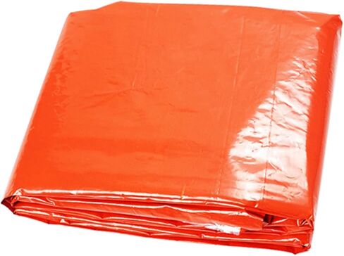Garneck Emergency Survival Blanket Rain Poncho Waterproof Outdoor Raincoat for Adults Insulated Thermal Reflective Tactical Poncho for Camping and Emergency Situations in Saudi Arabia