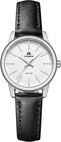 LN LENQIN Ladies Watches Analog Quartz Watch for Women Waterproof Women's Wrist Watches Easy Reader Womens Watch with Leather Strap in Kuwait