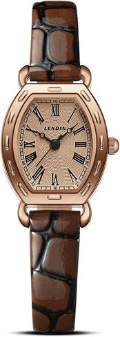 LN LENQIN Ladies Watches Analog Quartz Watch for Women Waterproof Women's Wrist Watches Easy Reader Womens Watch with Leather Strap in Kuwait