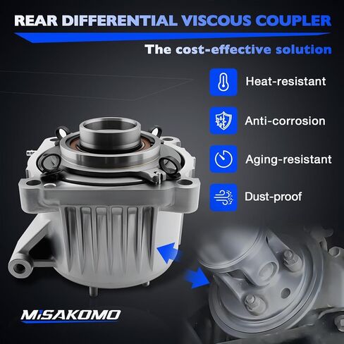 41303-28013 Rear Differential Viscous Coupler Electric Magnetic Control Coupler Compatible with Toyota Sienna AWD 2.7L/ 3.5L - Replaces 41303-28013, 4130328013, 41303-28011, 41303-28012 in Saudi Arabia