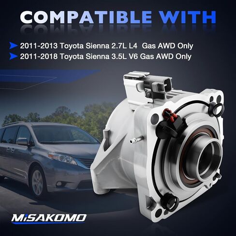 41303-28013 Rear Differential Viscous Coupler Electric Magnetic Control Coupler Compatible with Toyota Sienna AWD 2.7L/ 3.5L - Replaces 41303-28013, 4130328013, 41303-28011, 41303-28012 in Saudi Arabia