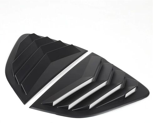 Compatible With Mazda MX-5 ND 2016-23 ABS Matt Black Car Rear Window Triangle Deflector Cover Trim Sticker Car Accessories (hardtop Version)(Matte black) in Saudi Arabia