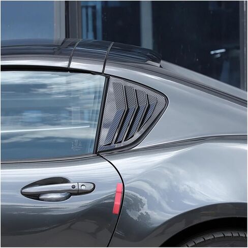 Compatible With Mazda MX-5 ND 2016-23 ABS Matt Black Car Rear Window Triangle Deflector Cover Trim Sticker Car Accessories (hardtop Version)(Matte black) in Saudi Arabia