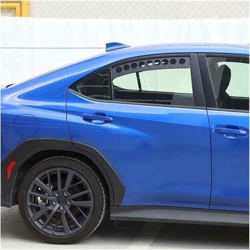متوافق مع سوبارو WRX STI 2022-2023 سبائك الألومنيوم الأسود نافذة السيارة الخلفية تنفيس مصاريع التهوية الخلفية اكسسوارات السيارات in Kuwait