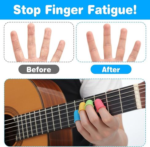 30PCS Rubber Finger Thimbles, Silicone Thimble Fingertip, Hand Sewing Silicone Finger Tips, Fingers Protector Covers for Quilting, Knitting, Embroidery, Paperwork, Money Counting and Playing Guitar in Kuwait