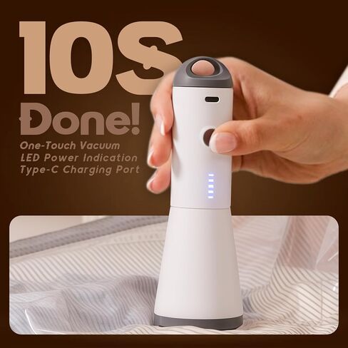 Vacuum Bags for Travel with Rechargeable air Pump, Carry-on Size Compression Packing Bags for Luggage and Suitcase, Space Saver for Clothes and Clothing 15 Jumbo Size in Kuwait