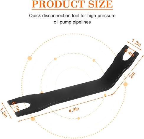 Car High Pressure Oil Pump HPOP Quick Disconnect Tool, Quick-Release Coupling Wrench, Automotive Engine Oil Line Repair Tool for 6.0L & 7.3L, Compatible with F250 F350 F450 in Kuwait