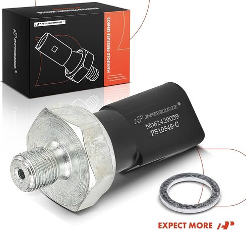 A-Premium Oil Pressure Sender [2 Pins] Compatible with Volkswagen Jetta 2005-2014, Passat 2006-2008 2012, Beetle 2006-2014, Golf, Eos, GTI, Touareg & Audi A4, A6, A4 Quattro, TT, 1.8L 2.0L 3.2L in Saudi Arabia