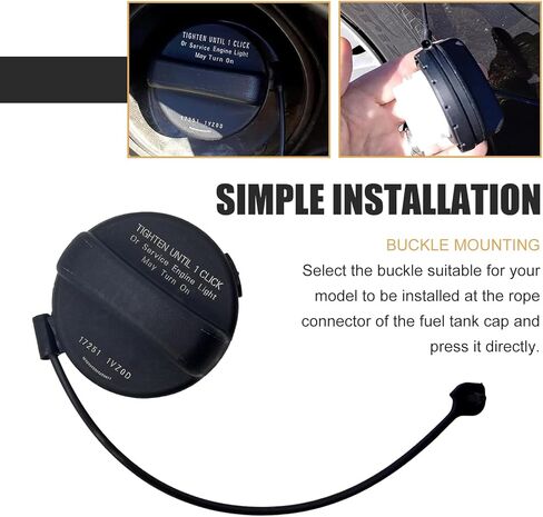 1 PC Fuel Cap, Leakproof Tight Fit Gas Tank Cap, ABS Sfuel Cap Replacement OEM 17251-1VZ0D 17251-3JA0A, Compatible with Nissan Infiniti (Black) in Saudi Arabia