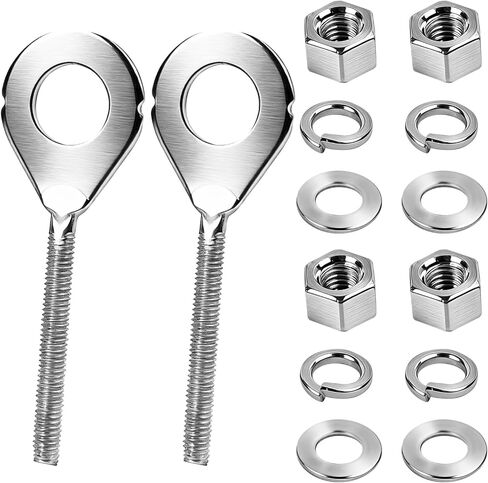15mm Axle Adjuster Chain Tensioner Adjusters for 50cc-250cc 196cc 6.5HP Mini Bikes and ATV Honda CRF (2 Pack) in Saudi Arabia