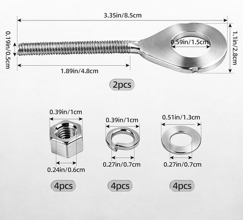 15mm Axle Adjuster Chain Tensioner Adjusters for 50cc-250cc 196cc 6.5HP Mini Bikes and ATV Honda CRF (2 Pack) in Saudi Arabia