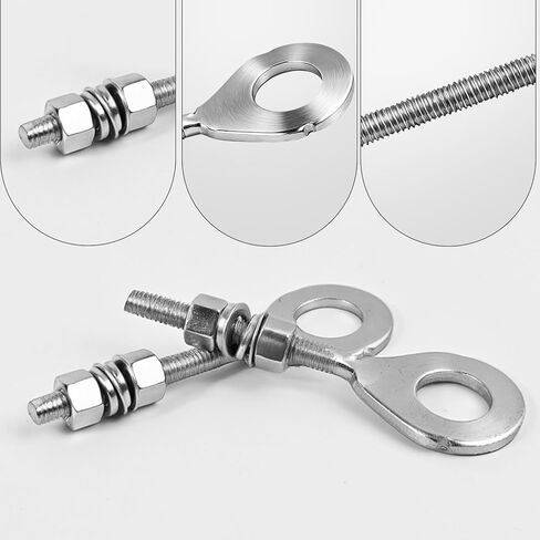 15mm Axle Adjuster Chain Tensioner Adjusters for 50cc-250cc 196cc 6.5HP Mini Bikes and ATV Honda CRF (2 Pack) in Saudi Arabia