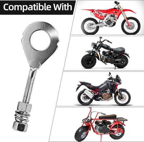 15mm Axle Adjuster Chain Tensioner Adjusters for 50cc-250cc 196cc 6.5HP Mini Bikes and ATV Honda CRF (2 Pack) in Saudi Arabia